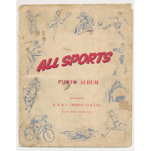 32 - A. & B.C. 1954 All Sports set, in good to very good cond., with some better, apart from 15 poor card... 