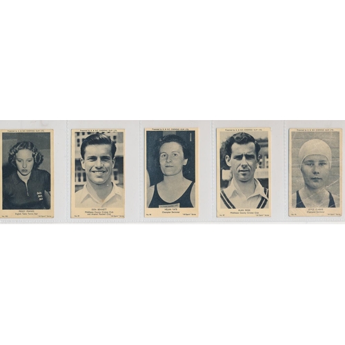 32 - A. & B.C. 1954 All Sports set, in good to very good cond., with some better, apart from 15 poor card... 