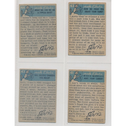 33 - A. & B.C. 1956 Elvis Presley Series set, in good cond., with some better, apart from 6 fair/poor (wi... 