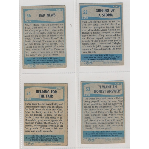 33 - A. & B.C. 1956 Elvis Presley Series set, in good cond., with some better, apart from 6 fair/poor (wi... 