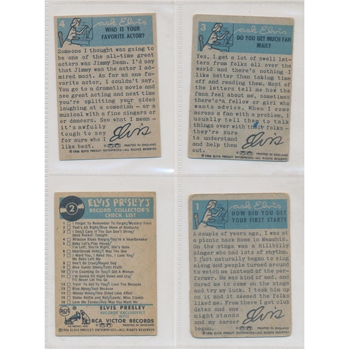 33 - A. & B.C. 1956 Elvis Presley Series set, in good cond., with some better, apart from 6 fair/poor (wi... 