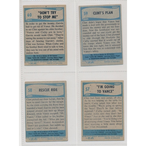 33 - A. & B.C. 1956 Elvis Presley Series set, in good cond., with some better, apart from 6 fair/poor (wi... 