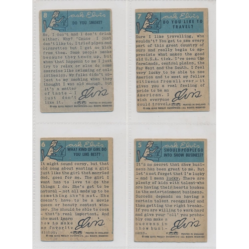 33 - A. & B.C. 1956 Elvis Presley Series set, in good cond., with some better, apart from 6 fair/poor (wi... 