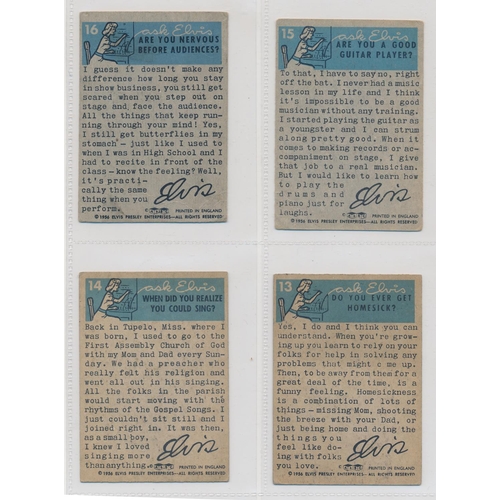 33 - A. & B.C. 1956 Elvis Presley Series set, in good cond., with some better, apart from 6 fair/poor (wi... 