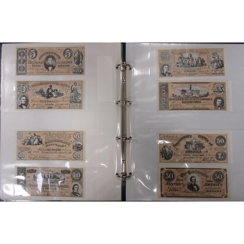 34 - A. & B.C. 1965 Civil War News set, Civil War Banknotes set and original wrapper, in good to very goo... 