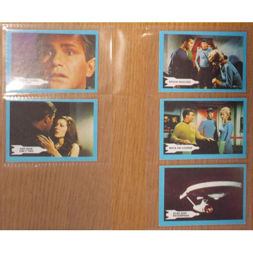 37 - A. & B.C. 1969 Star Trek set, in good to very good cond., apart from one with a crease. Cat. £660 (S... 