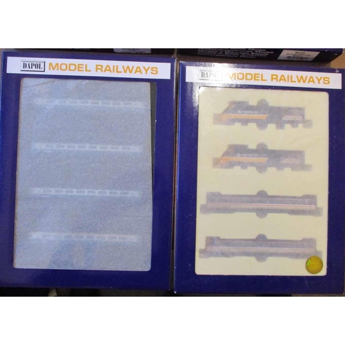 389 - Dapol. N gauge range of sets, generally mint in excellent to mint boxes with ND-080 (box good), ND-1... 