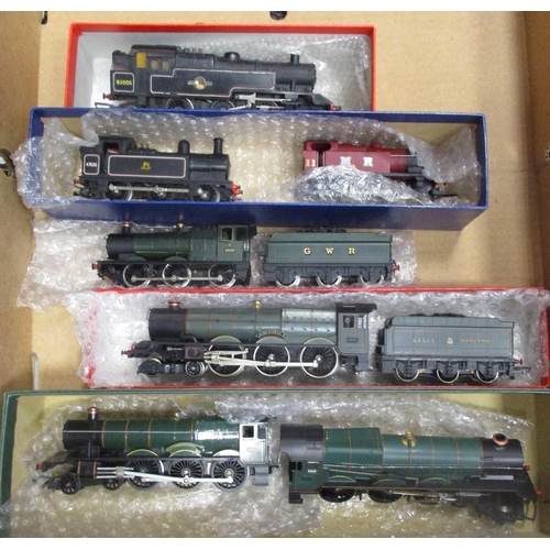 436 - Hornby. Unboxed locomotive range including SR green 928 Stowe 4-4-0, LNER 4472 Flying Scotsman 4-6-2... 