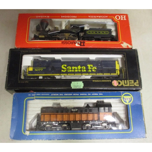 460 - USA collection by Athearn, Rivarossi, Pemco, Model Power etc including locomotives (7), goods wagons... 