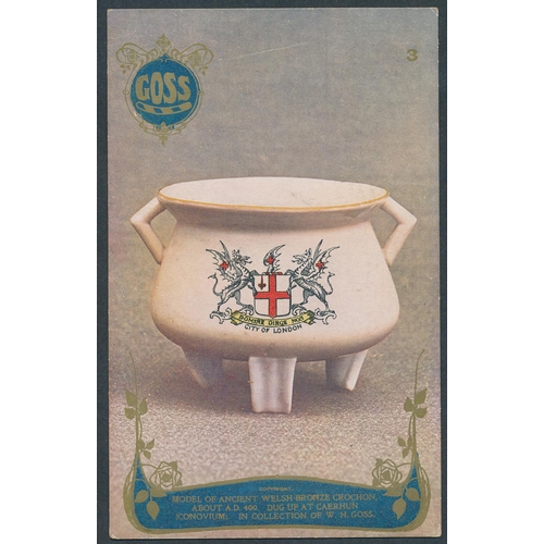 49 - Advertising. Misc. coln. in mxd. cond. incl. Goss, Wedgwood pottery, Colman's starch, hotels U.K. an... 