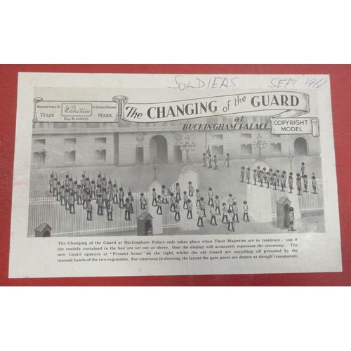 242 - Britains. 1960s onwards Changing of the Guard set No. 1555, generally good to good plus in good plus... 