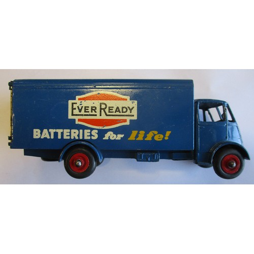 261 - Small range with Dinky Guy Ever Ready Van No. 918, 2nd cab, Ever Ready Batteries For Life decals to ... 