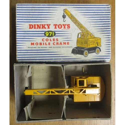 308 - Dinky. 1950s onwards collection, generally good plus in good boxes (some corrosion), with Coles Mobi... 