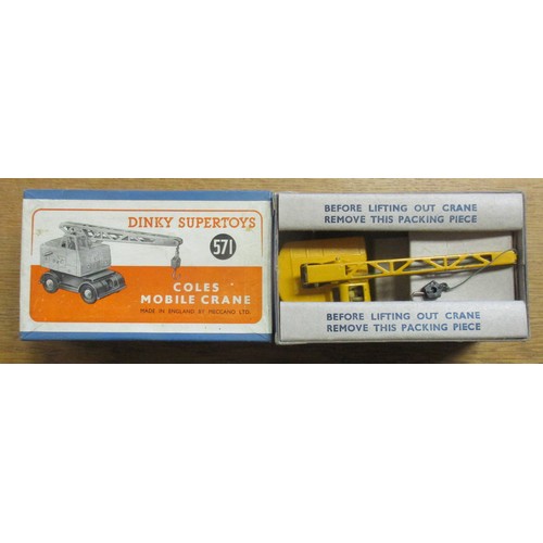 308 - Dinky. 1950s onwards collection, generally good plus in good boxes (some corrosion), with Coles Mobi... 