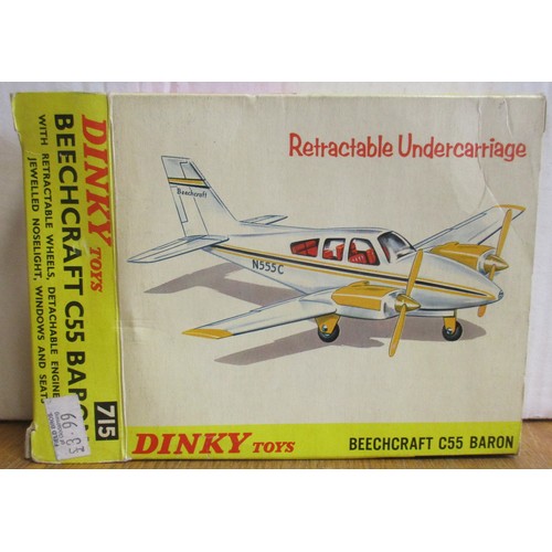 310 - Dinky. 1970s onwards civil aircraft collection, generally good plus to excellent in good plus boxes ... 