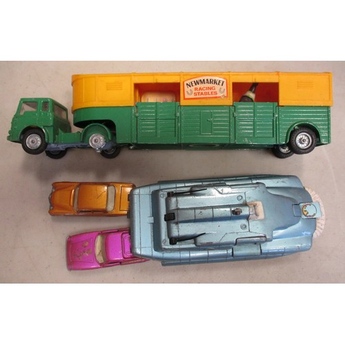 277 - Unboxed collection of Corgi, Dinky, Matchbox, Tonka etc, including Dinky SPV No 104, Corgi Chitty Ch... 