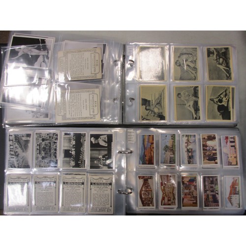 5 - Coln. of complete and part sets, in 4 albums, in variable cond., incl. Allman Pin-Up Girls L set, Ca... 