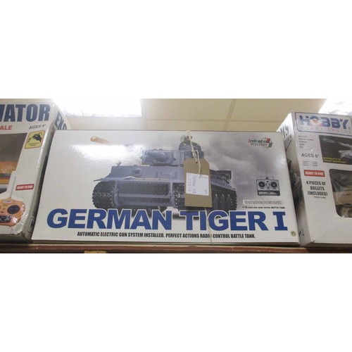 210 - Collection of mainly 1:16 scale Radio Control models generally excellent in good plus to excellent b... 