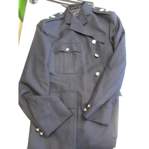 107 - Range of non-military uniforms, with various jackets (3 including Police Officer), trousers (14 incl... 