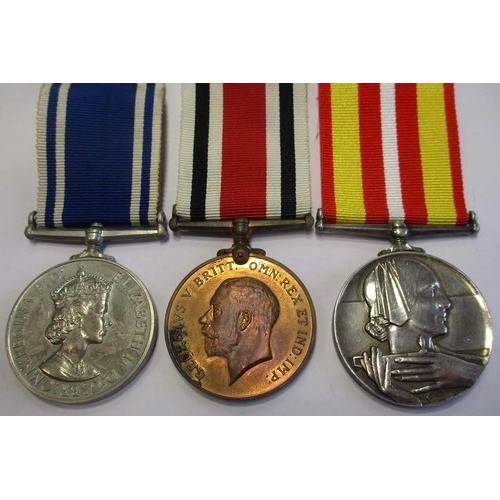 2 - Mixed collection with:
1. 1880 Afghanistan Medal no clasp naming partly erased to 6 Bde/1175 Pte T. ... 