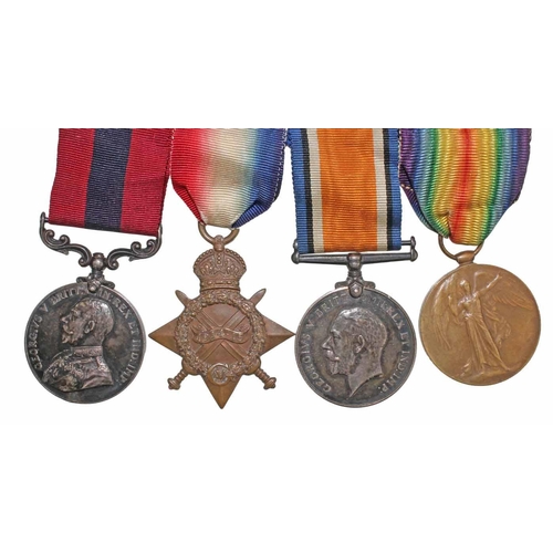 26 - WW1 Distinguished Conduct Medal and 1914-15 Star trio to 9727 Sjt J.W. Kimberley 10/R. War R. (LCpl ... 