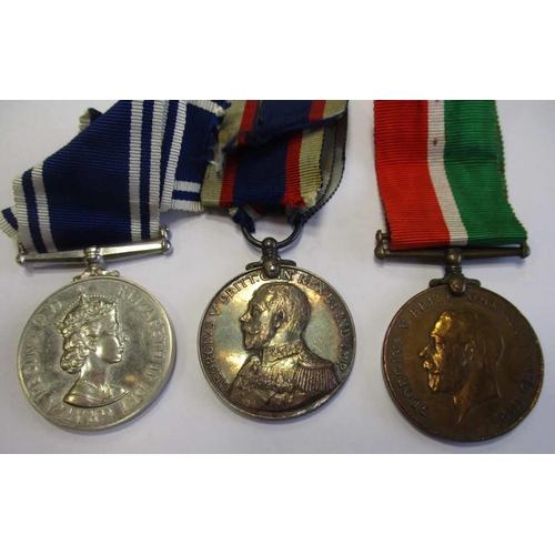 3 - Range with:
1. KGV Army LSGC to 95786 Cpl E. Hurley R.G.A.
2. KGV Territorial Force Efficiency Medal... 