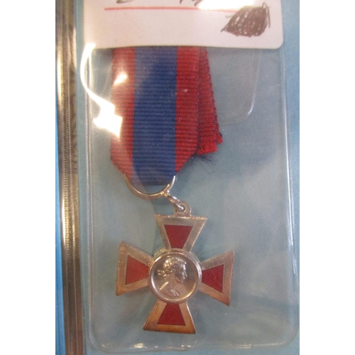 4 - Red Cross collection of medals, badges, certificates (12) etc in album, mainly British Red Cross, fe... 