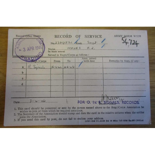 42 - WW2 SOE recipient's 1939-1945, Pacific, France and Germany Stars and BWM un-named as issued attribut... 