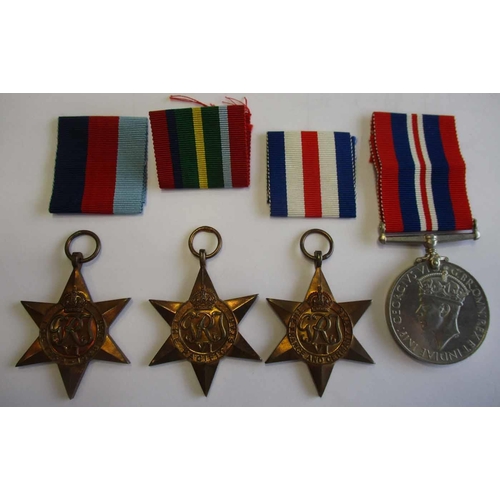 42 - WW2 SOE recipient's 1939-1945, Pacific, France and Germany Stars and BWM un-named as issued attribut... 