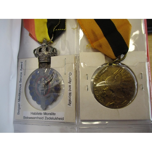 47 - Mixed range including Italy with 1939 Albania, 1911 Libya, 1940-43 Bronze Star Medal, Belgium, Somme... 