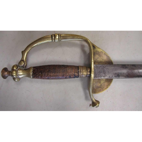 58 - 1864 US Cavalry sword, ricasso marked U.S./1864/***, no scabbard, damage to grip, no wire, unidentif... 