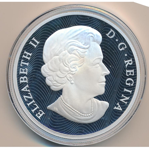 727 - Canada. 2015 $50 boxed silver proof FDC. (Y)