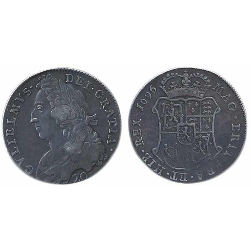 736 - Scotland. 1696 20 shillings very fine. (See photo) (Y)