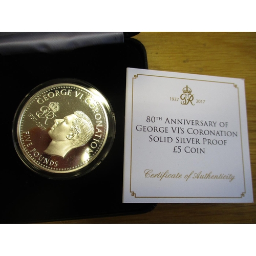 739 - Tristan da Cunha. Cased proof collection with 9ct gold 2014 St George set of 4 x 1g and 2018 Coronat... 