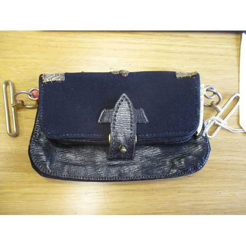 85 - RHA heavily embroided cross belt pouch, extremely fine with Hobson's Criteria Sample label dated Sep... 