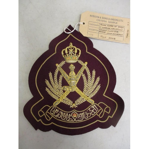 90 - Excellent collection of overseas mainly cloth and embroided rank, cap and trade badges, some labelle... 