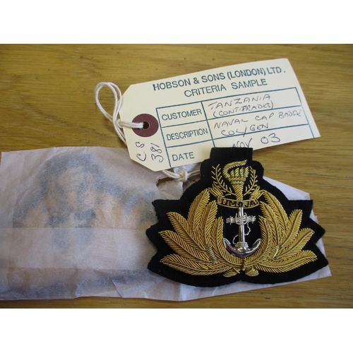 90 - Excellent collection of overseas mainly cloth and embroided rank, cap and trade badges, some labelle... 