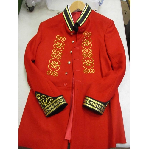 97 - Ghana. Range of uniforms including Army Officer's mess dress jackets (2), Army Guard of Honour red j... 