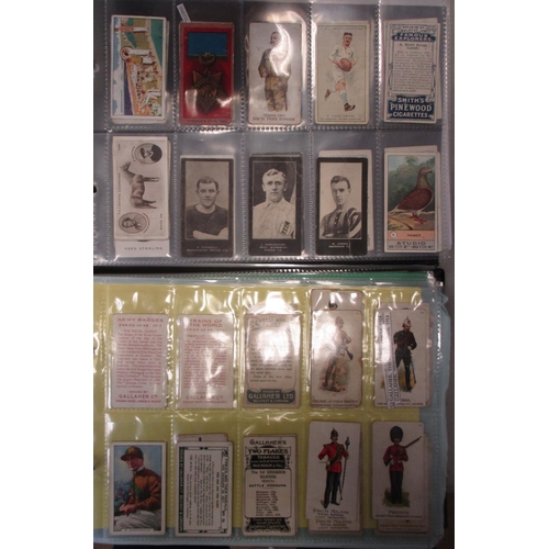 1 - Coln. of part sets and type cards, in 6 albums, in very mixed condition, incl. Baker Actresses (5), ... 