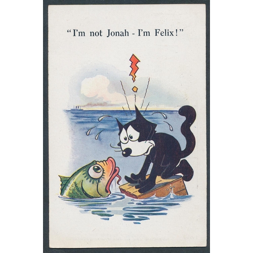 175 - Comic. Coln. of Felix the cat appear to be all different. Qty. approx. 75 (R)