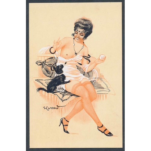 194 - Glamour. Lovely mainly Art-Deco coln. filed by artist incl. some sets. Laporte (2), Larcombe ( 8), L... 