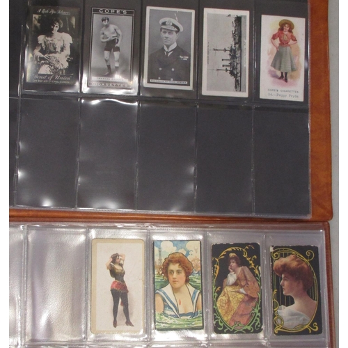 26 - Coln. of part sets and type cards, in 2 albums, several higher value cards, condition is mixed but g... 