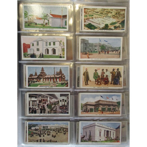 3 - Coln. of complete sets, in an album, in variable cond., incl. Churchman Celebrated Gateways, Wembley... 