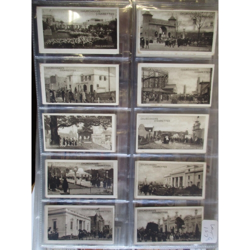 3 - Coln. of complete sets, in an album, in variable cond., incl. Churchman Celebrated Gateways, Wembley... 