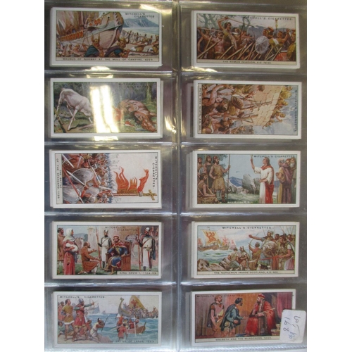 3 - Coln. of complete sets, in an album, in variable cond., incl. Churchman Celebrated Gateways, Wembley... 