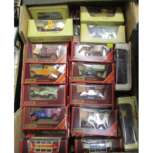 313 - Collection in 5 fruit trays including Matchbox MOY (40), Burago (8), Corgi (4), Lledo (6) including ... 