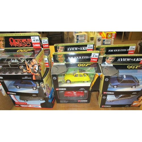 320 - Collection of Corgi 007 (16), Burago (6), Lledo, Days Gone (10), Corgi Noddy in Toyland (32) etc gen... 