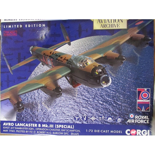 337 - Corgi Aviation Archive Limited Edition 1:72 model, Avro Lancaster Bill (Special) ED925 'Mother' No A... 