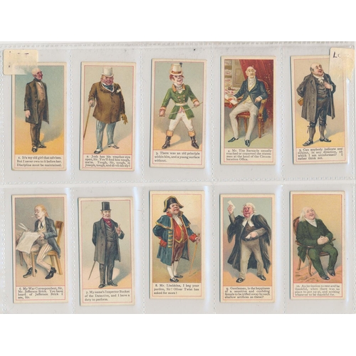 45 - Cope. 1900 Dickens Gallery (back listed) set, in good cond. with some better, apart from the odd car... 