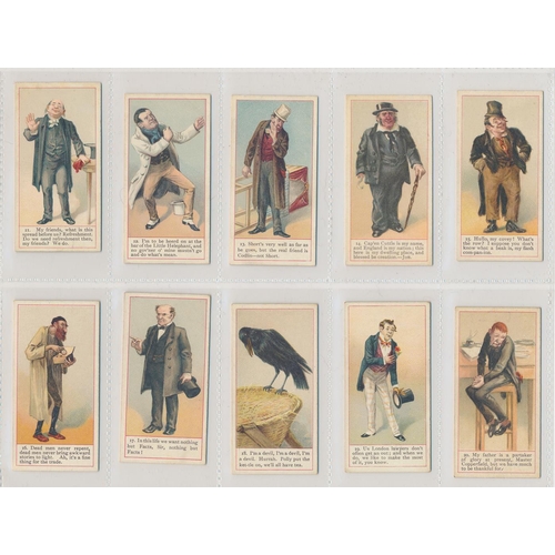 45 - Cope. 1900 Dickens Gallery (back listed) set, in good cond. with some better, apart from the odd car... 